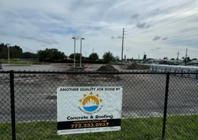 Venice Commercial Services concrete and construction project in Port St. Lucie.